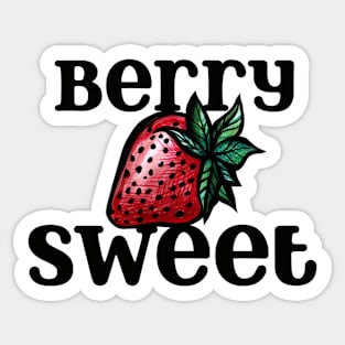 Berry Sweet Strawberry Sticker